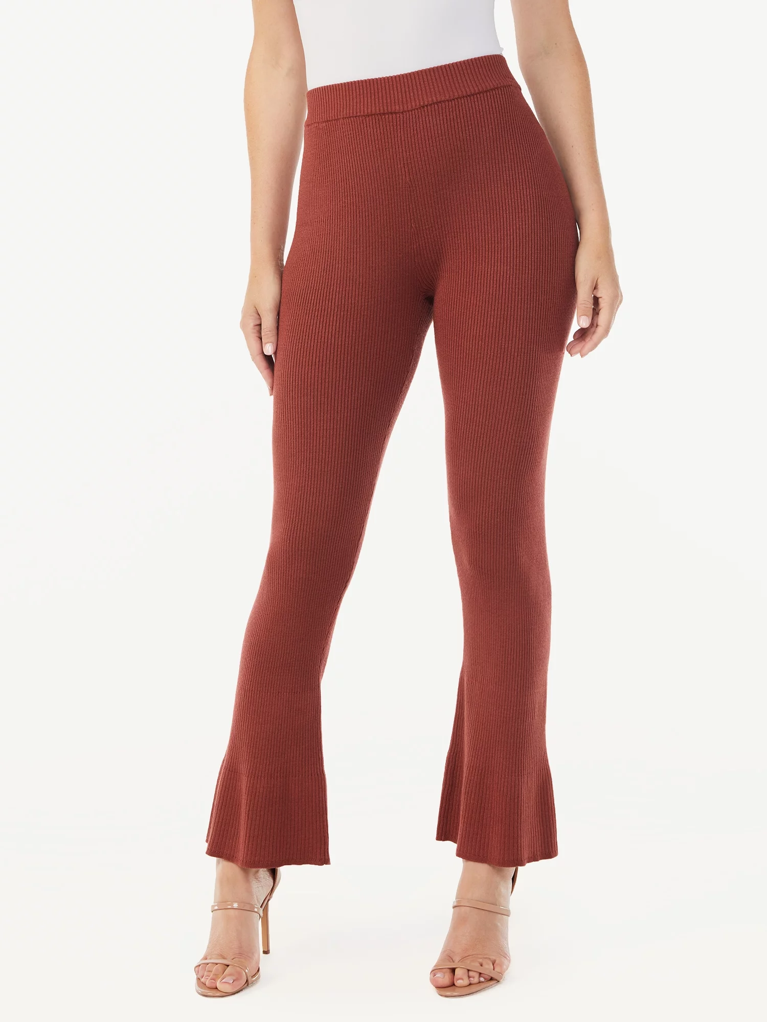 Sofia Jeans by Sofia Vergara Women's Rib Knit Pants