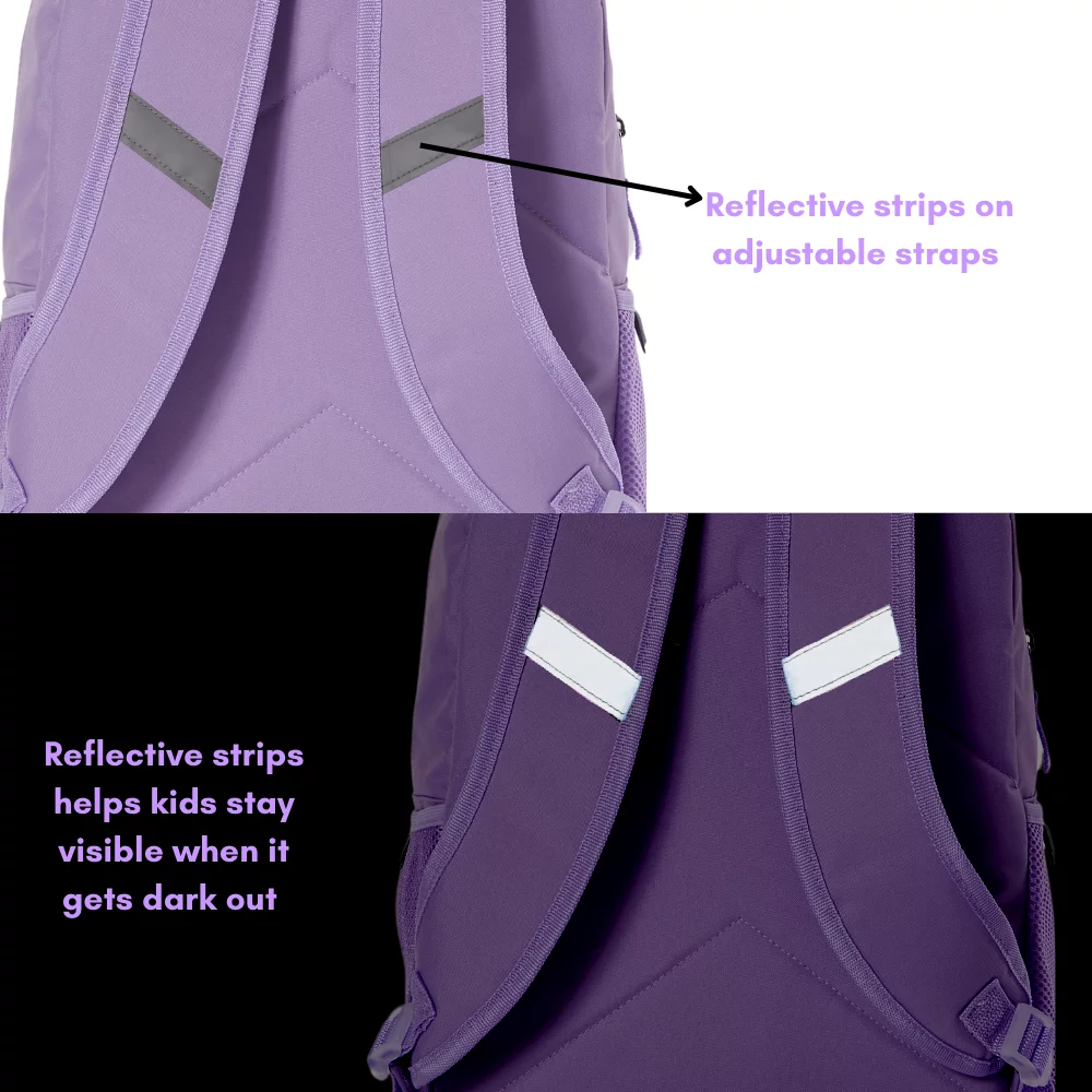 CLUB LIBBY LU Sequin Tie Dye Girls Backpack with Lunch Box and Water Bottle 6 Piece Set 16 inch Pink