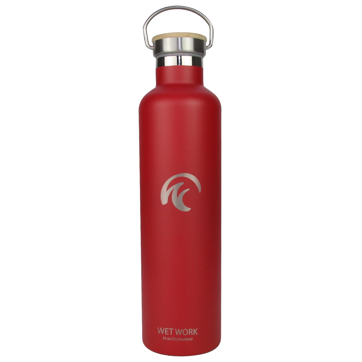 Wet Work Forever Cold Water Bottle (1L)- Red