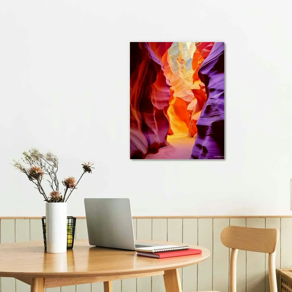 Nawypu  Canvas Wall Art Prints Arizona, Page, Upper Antelope Slot Canyon. Canyon Scenic