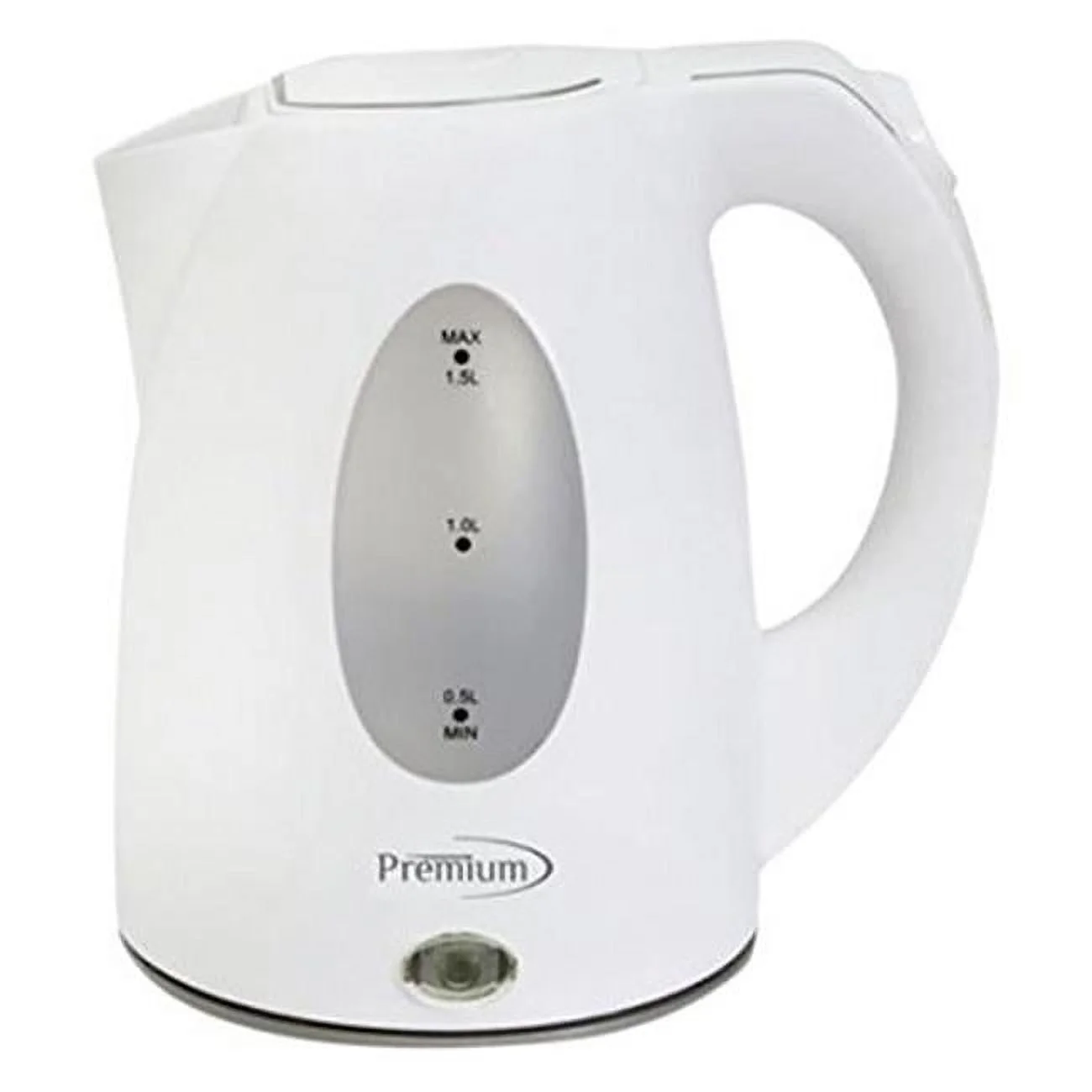 Precision Trading  Stainless Steel Electric Tea Kettle- Black & Silver