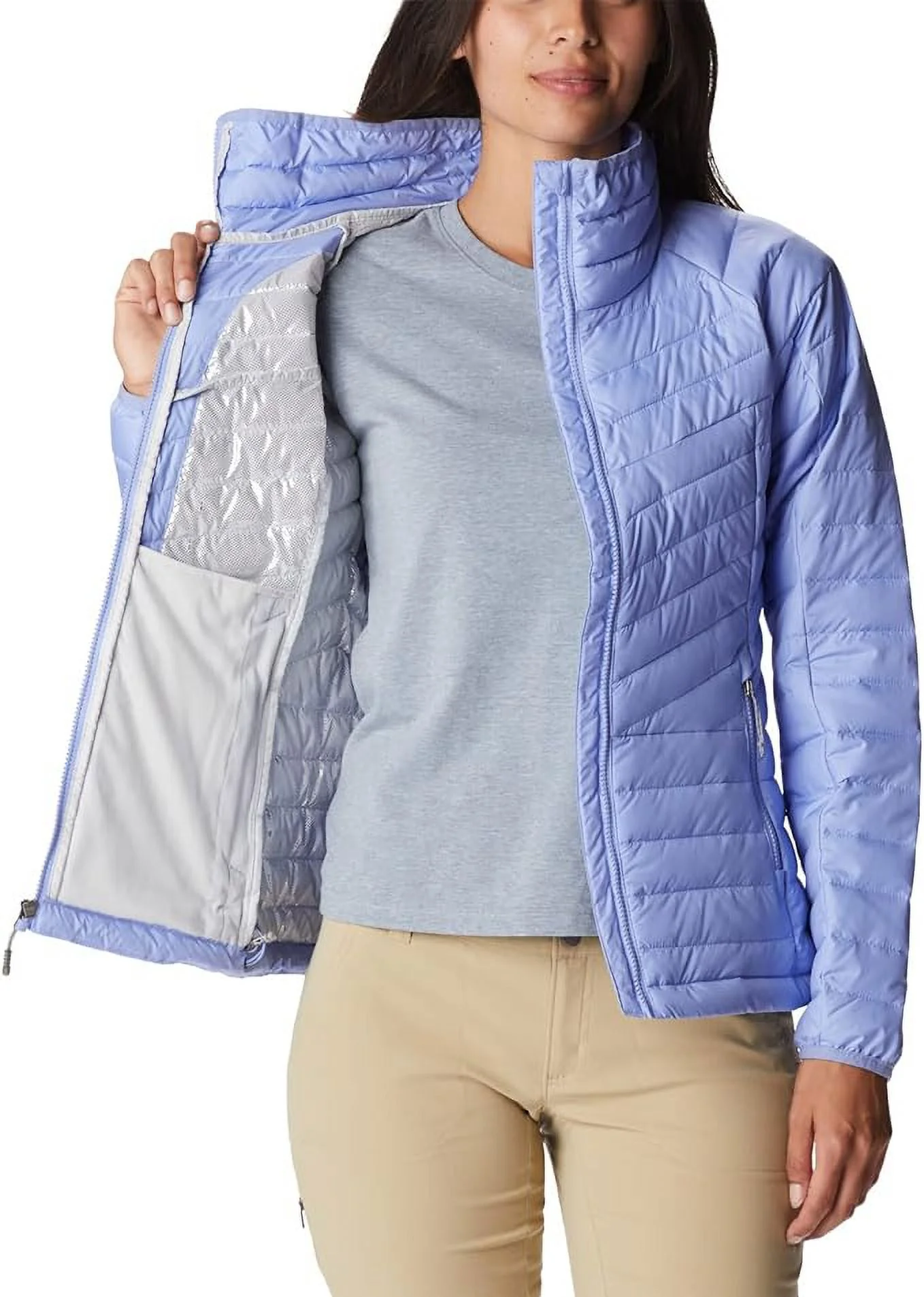 Columbia Women's Powder Lite II Women's Omni-Heat Full Zip Winter Jacket