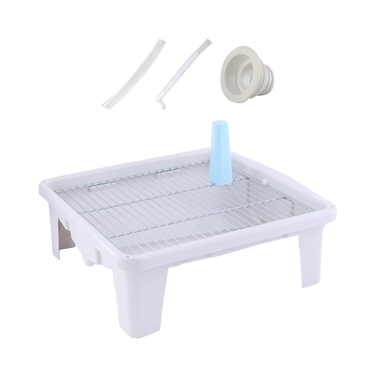 oshhnii Mesh Grids Pet Training Toilet Dog Supplies Reusable Pet Training Pad Holder White