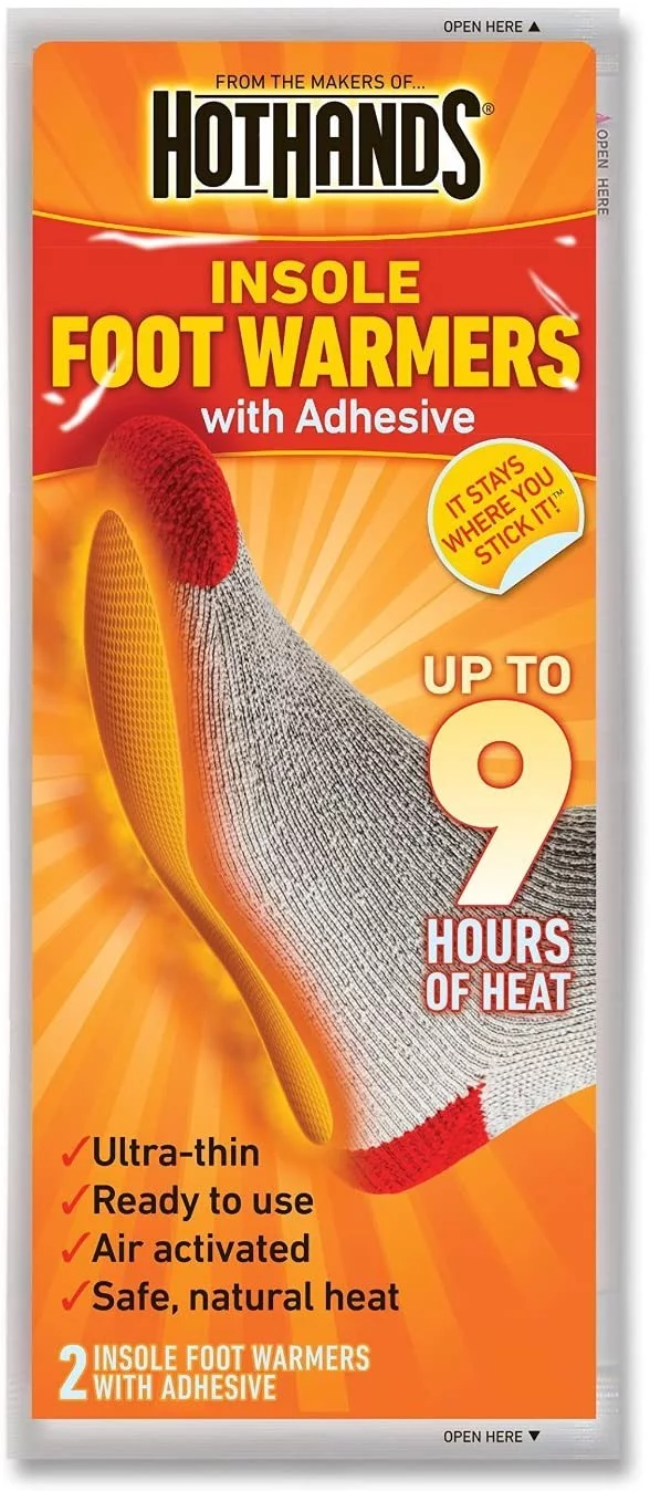 Hothands Insole Foot Warmer 50 Pairs Total individually packed