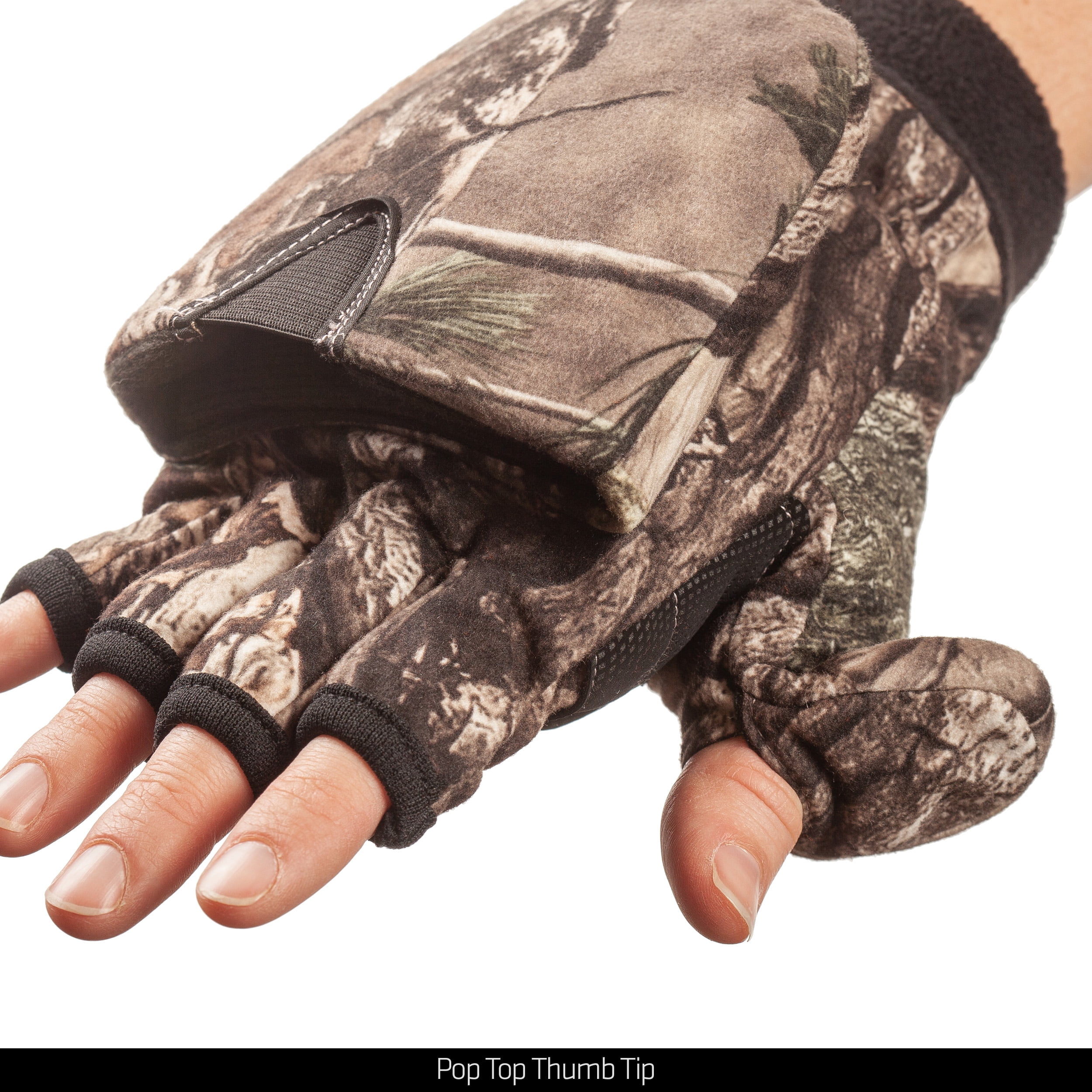 Ladies Hiddn Camo Pop Top Glove Medium