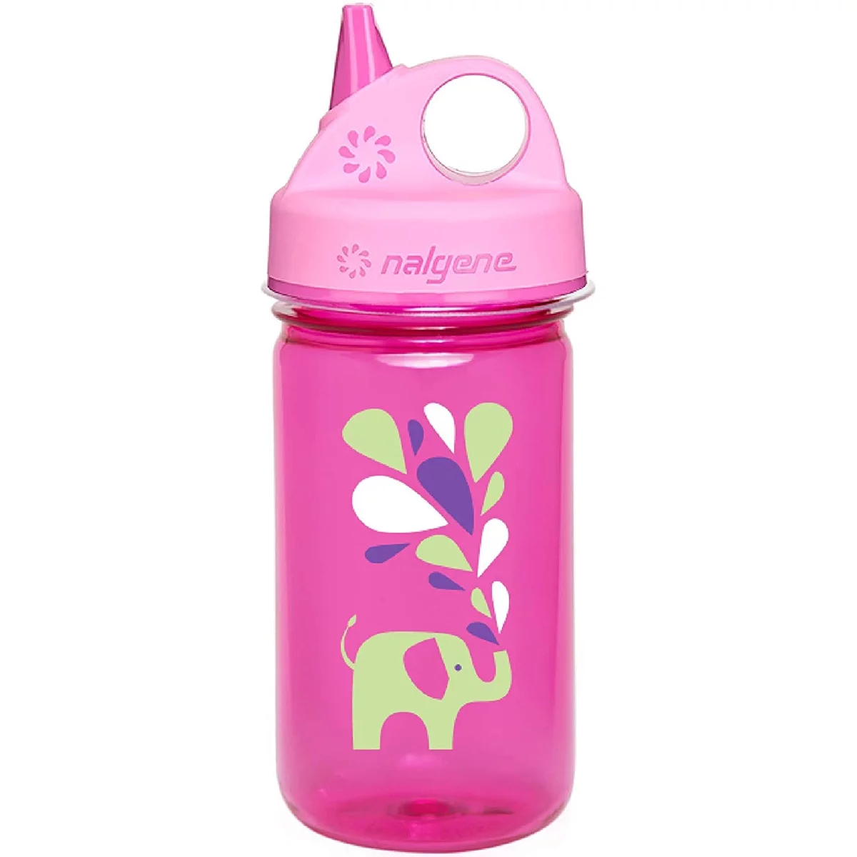Grip-N-Gulp Pink W/Elephant - NALGENE - 2182-1712