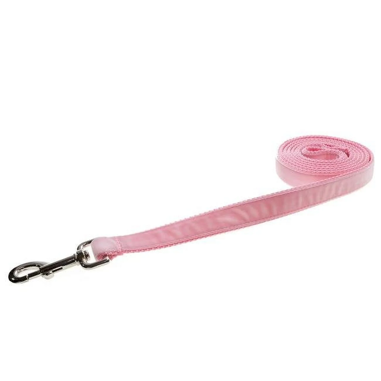 Sassy Dog Wear VELVET PINK4-L Velvet Pink Dog Leash - Large