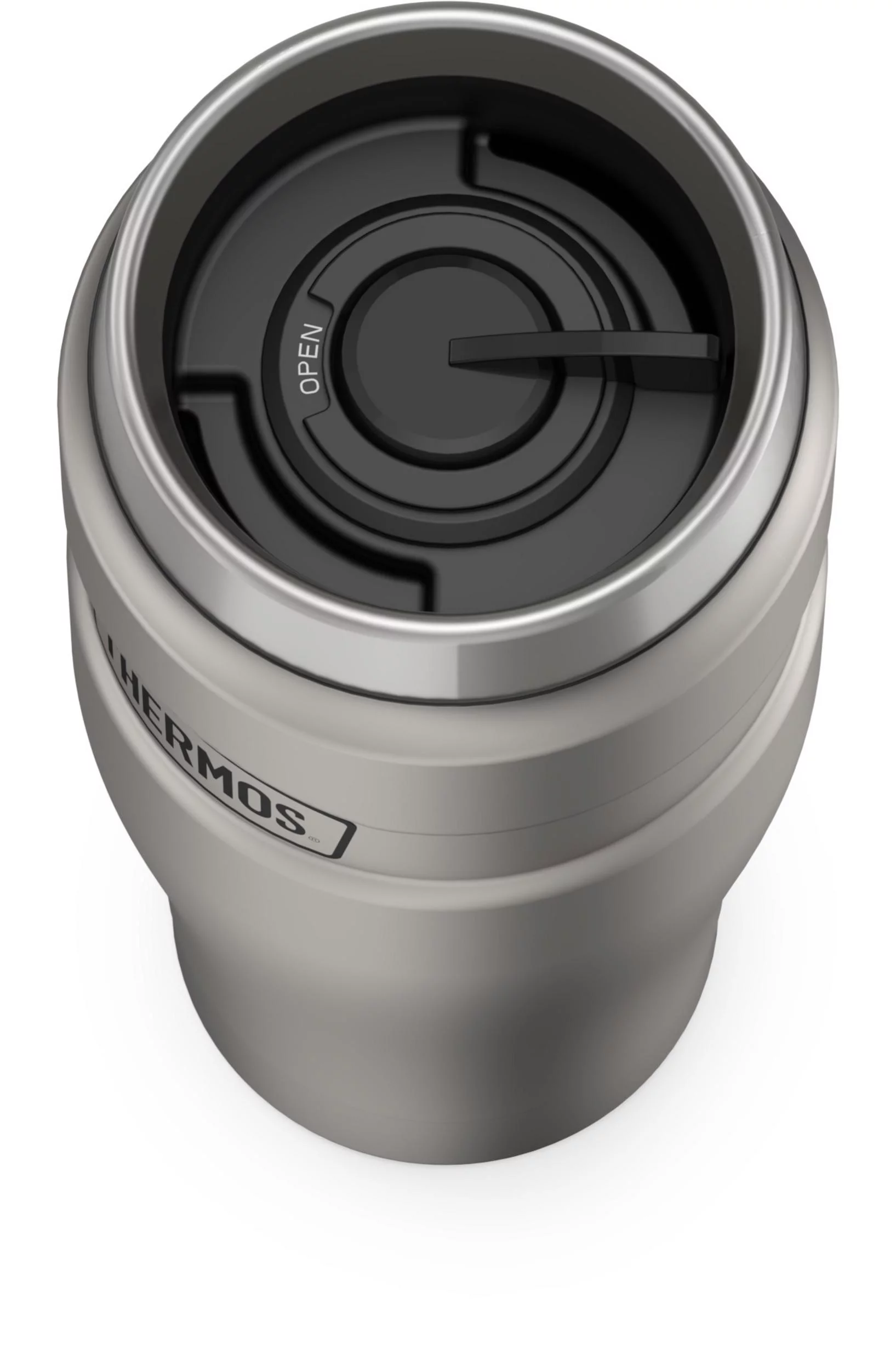 Thermos Stainless King Vacuum Insulated Stainless Steel Tumbler, 16oz, Matte Stainless Steel