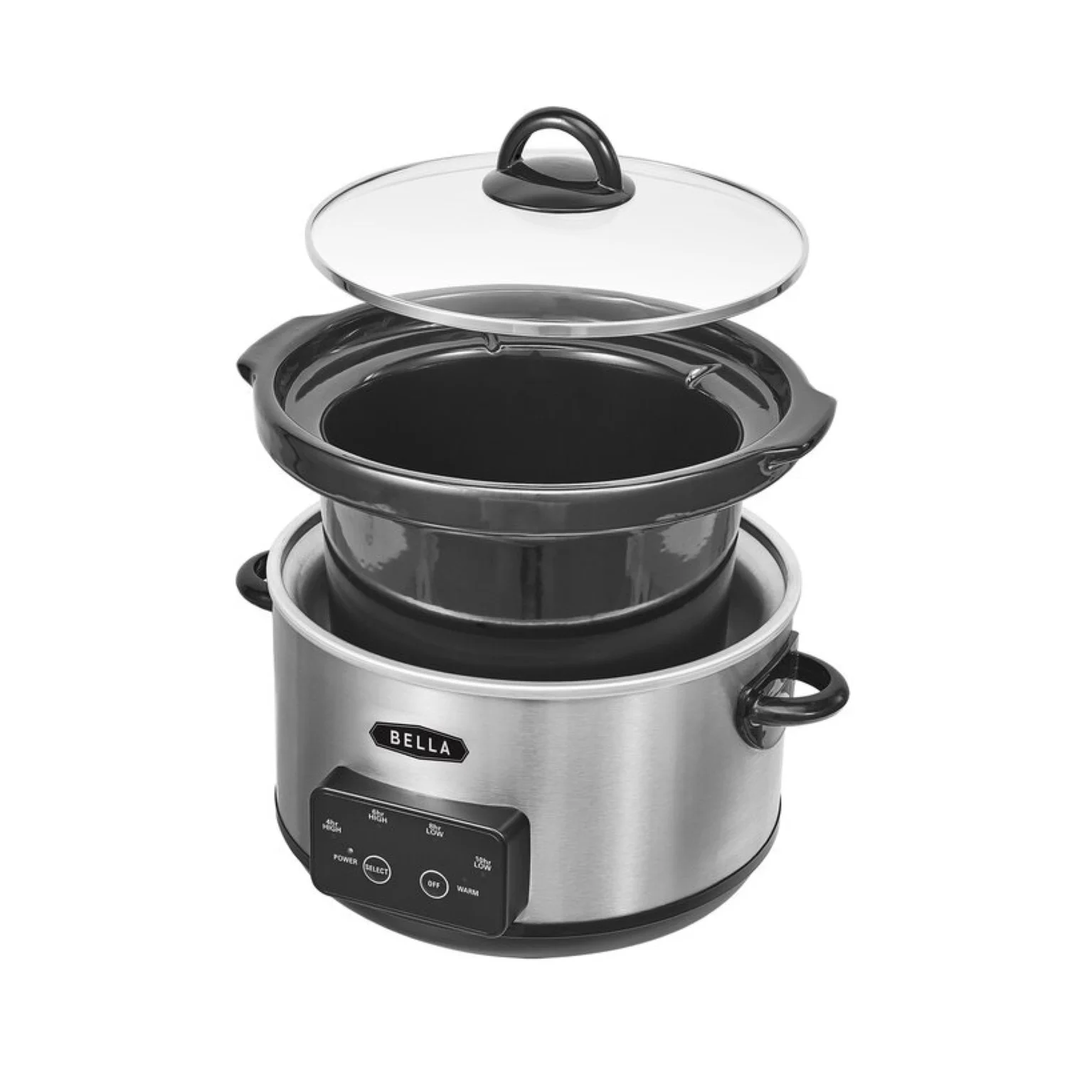 Bella Stainless Steel BLA17188 5 Qt. Slow Cooker