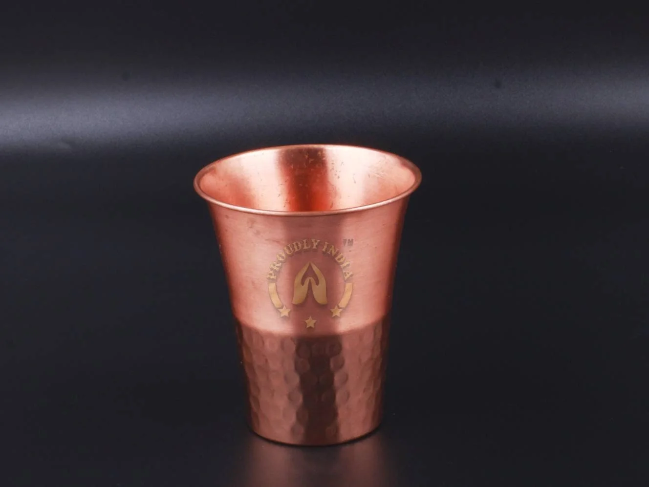 ProudlyIndia Metal Water Bottle, Tamba Glass, Pure Copper Bottle, Copper Water Bottles 1.4 Liter With 1 Glasses, Tamba bottle, Copper Glass Online