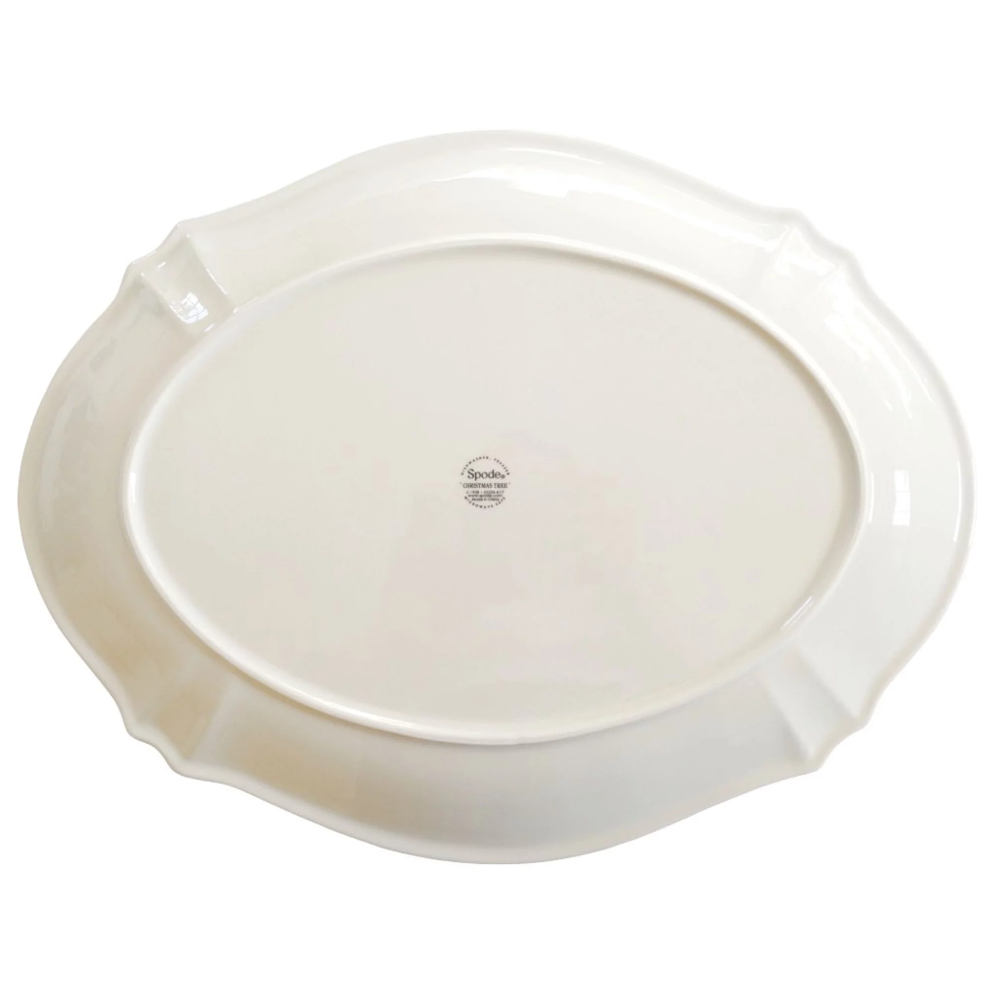 Spode Christmas Tree Oval Platter - 17 Inch