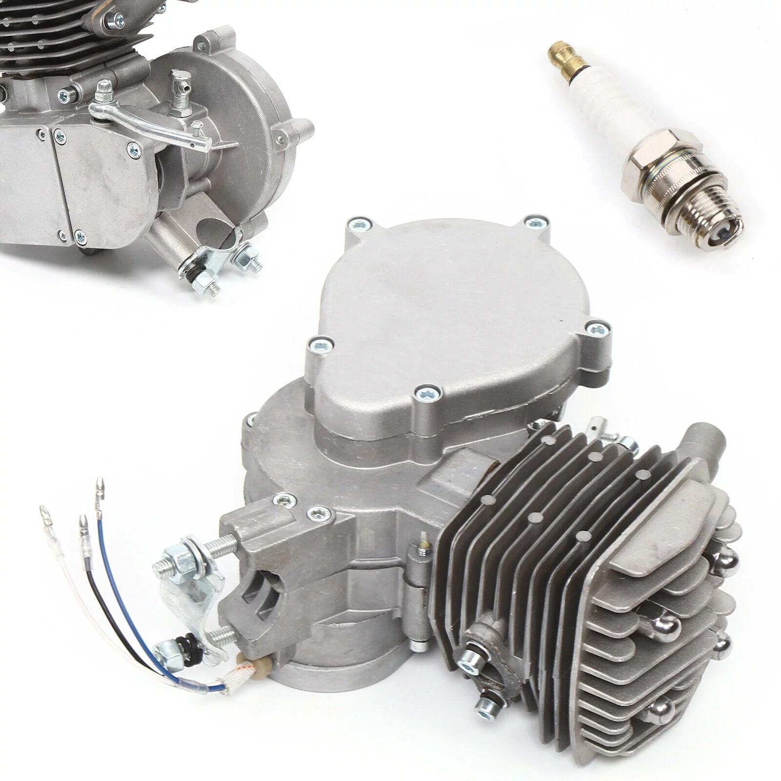 Miumaeov Full Assembled 80cc Electric Bike Bicycle Motorized 2-Stroke Petrol Gas Motor Gasoline Engine