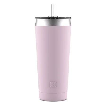 Ello Beacon Vacuum Insulated Stainless Steel Tumbler, Cashmere Pink, 24 oz.