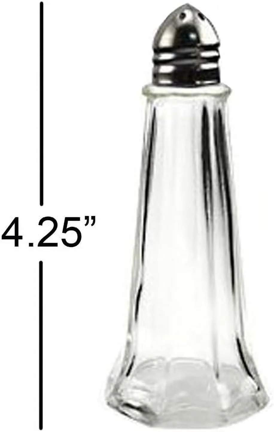 Classic Top Tower Style Salt and Pepper Shaker, 2 Oz (Set of 2)
