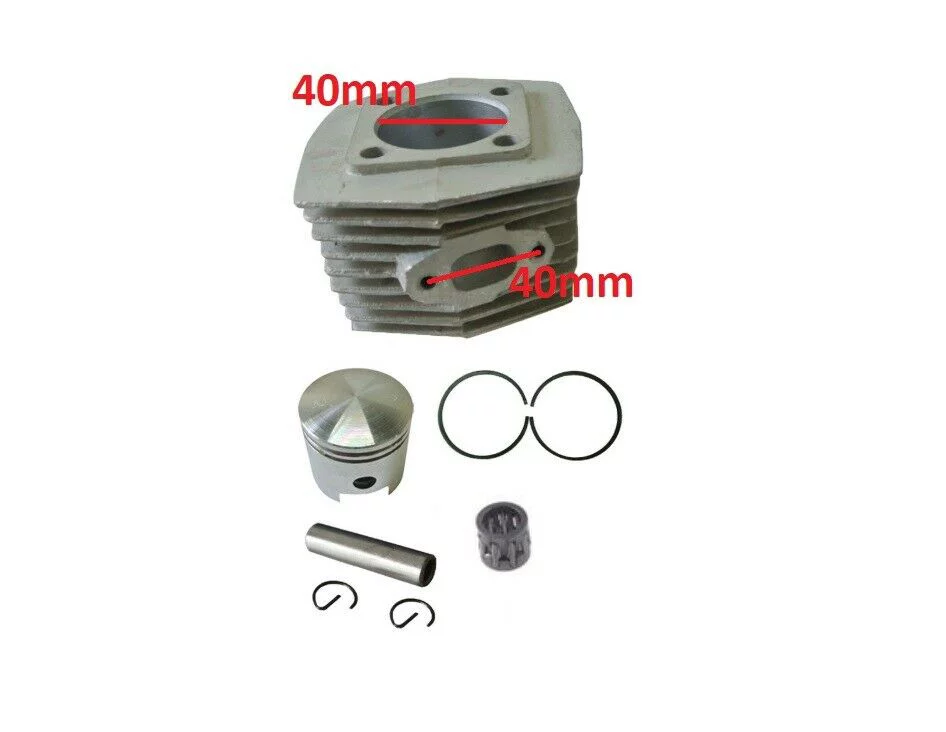 49CC 50CC Gas Motorized Bicycle Bike Engine 40mm Cylinder Head Piston Kit CK21