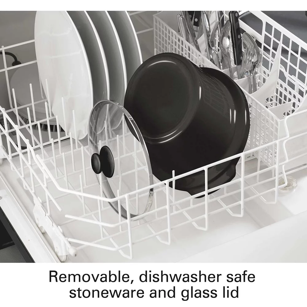 Hamilton Beach 33480 Programmable 8 Quart Slow Cooker with Three Temperature Settings 2 Pack