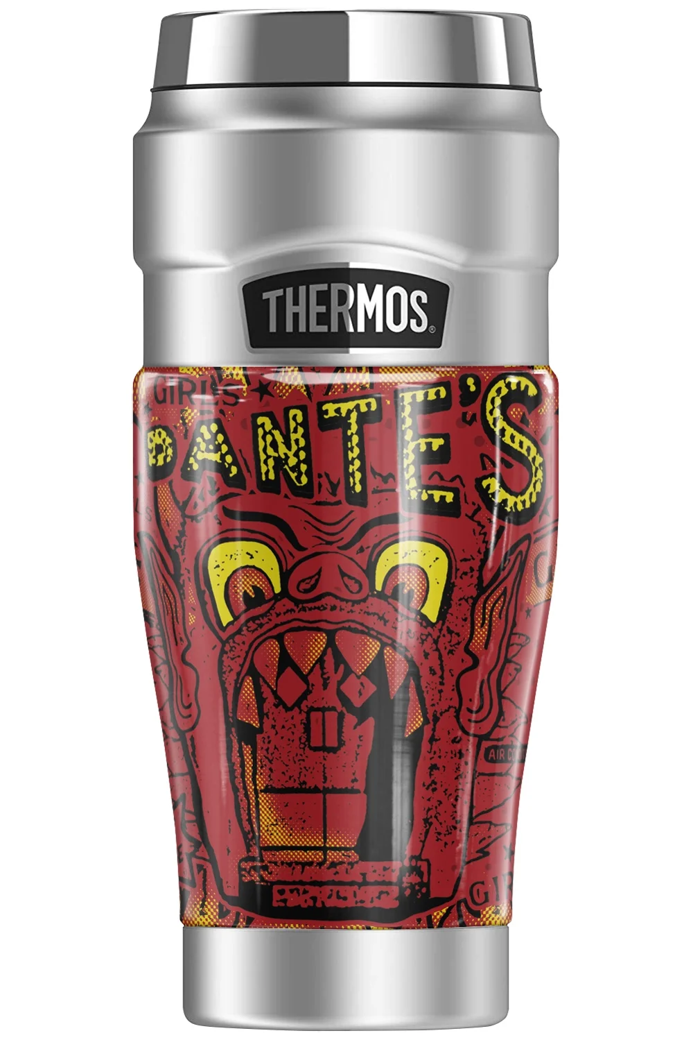 Beetlejuice Dantes Inferno Room THERMOS STAINLESS KING Stainless Steel Travel Tumbler, Vacuum insulated & Double Wall, 16oz