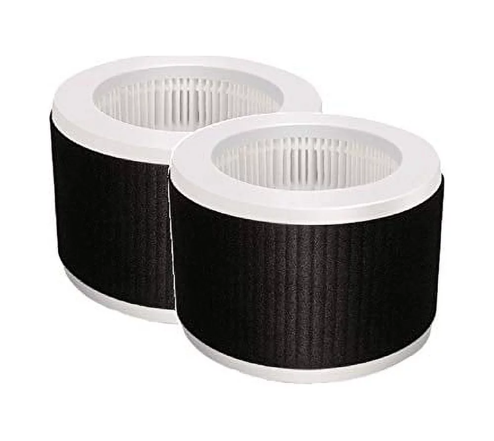 Nispira 3-in-1 True HEPA Filter for KOIOS and MOOKA EPI810 Air Cleaner Air Purifier 2 Pk