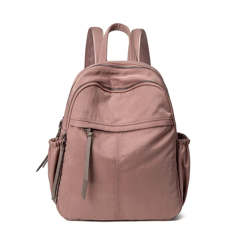 Small Backpack for Girls School Backbags Woman Two Shoulders Bags Aesthetic Schoolbag Waterproof Oxford Cloth Soft Mini Rucksack