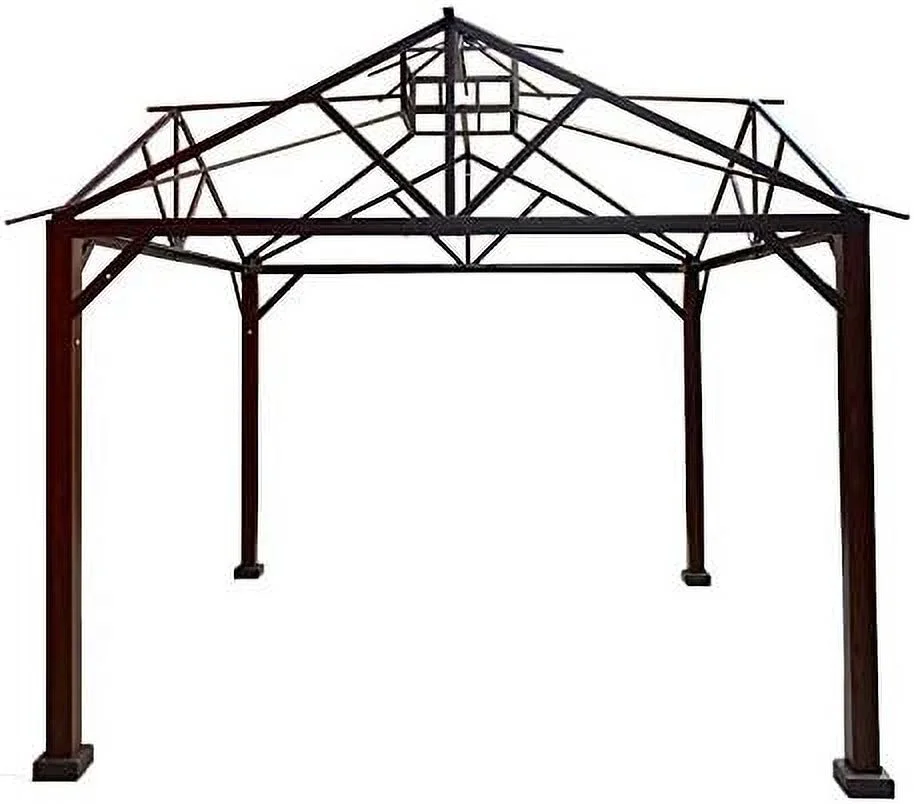 Replacement Canopy Top Cover Compatible With The Selections Pitched Roof Gazebo - Riplock 350