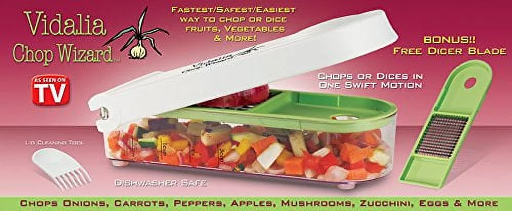 Vidalia Chop Wizard Vegetable and Onion Chopper