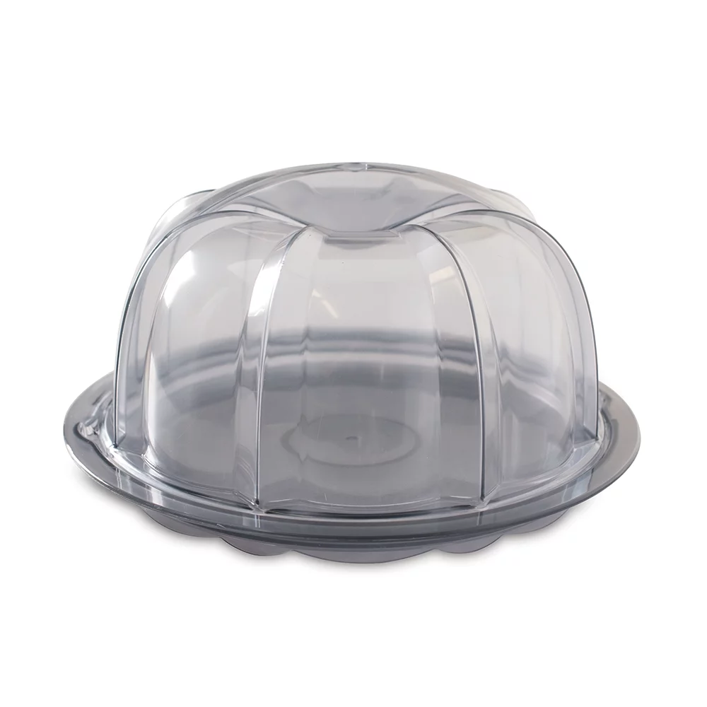 Nordic Ware Bundt Cake Keeper Transport and Store Clear Plastic 10.5