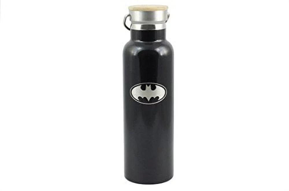 Batman Vacuum Stainless Steel Insulated Water Bottle (20 OZ). Double Walled Construction. Zero Condensation!