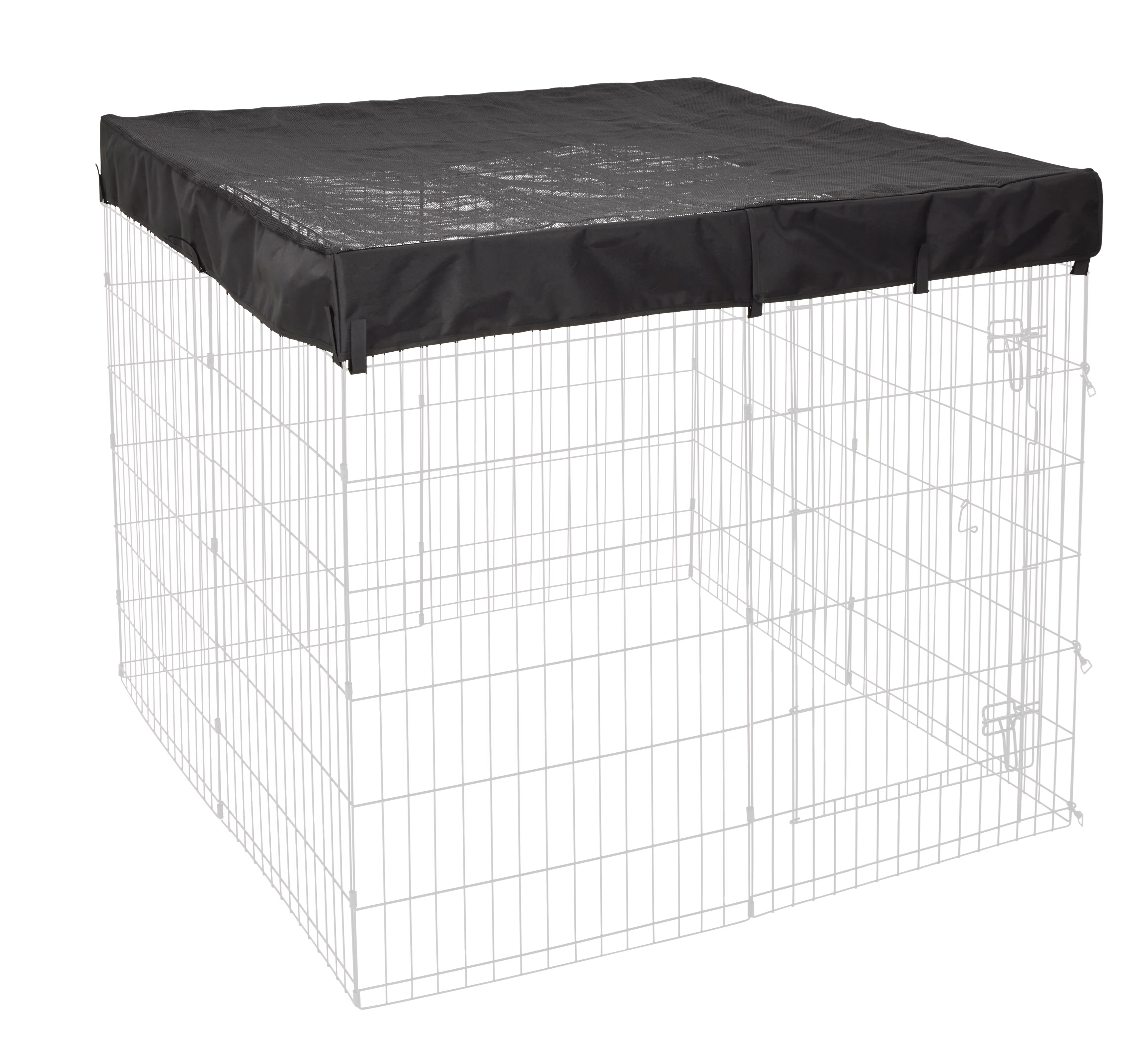 Square Exercise Pen Fabric Mesh Top