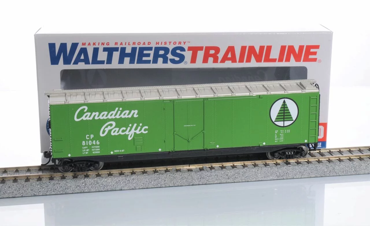 Walthers Trainline HO Scale 50' Plug-Door Boxcar Freight Car Canadian Pacific/CP