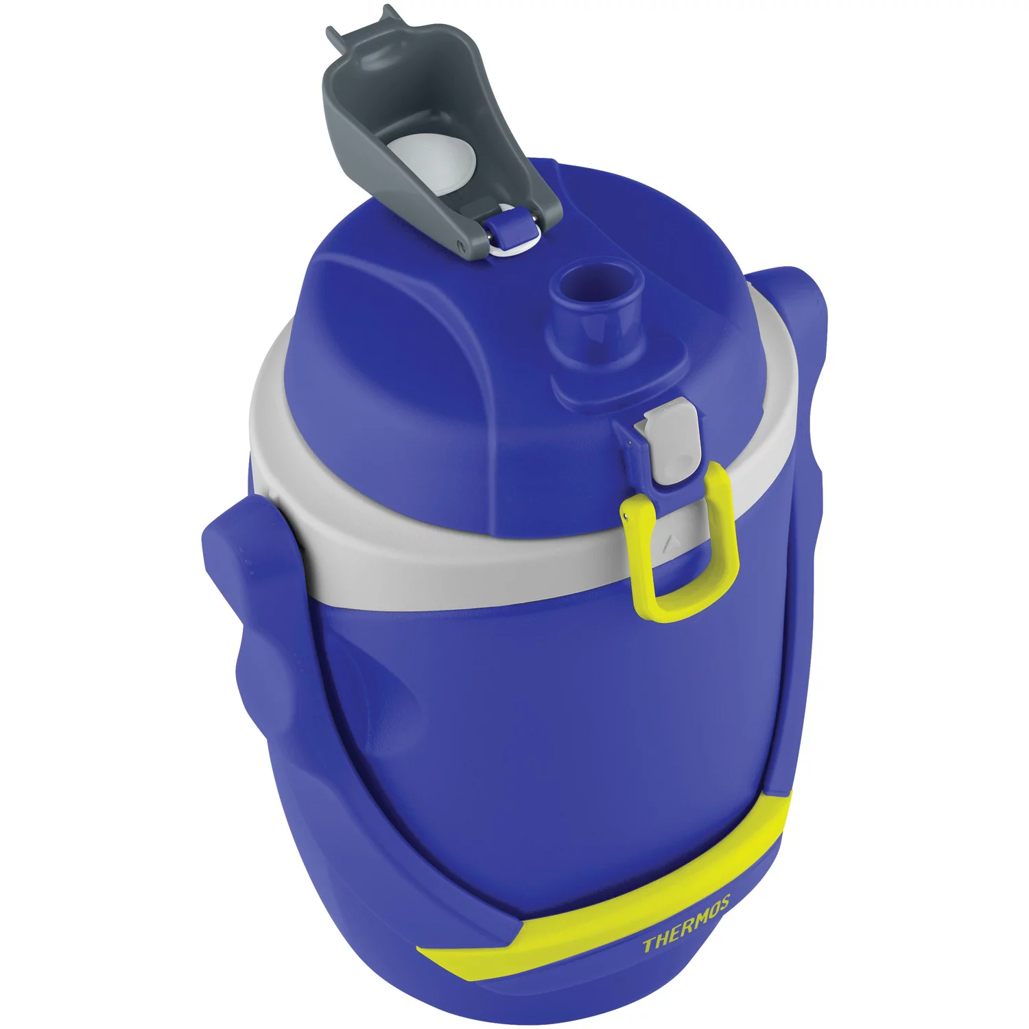 Thermos Hydration 64 oz Blue Solid Print Foam Water Bottle