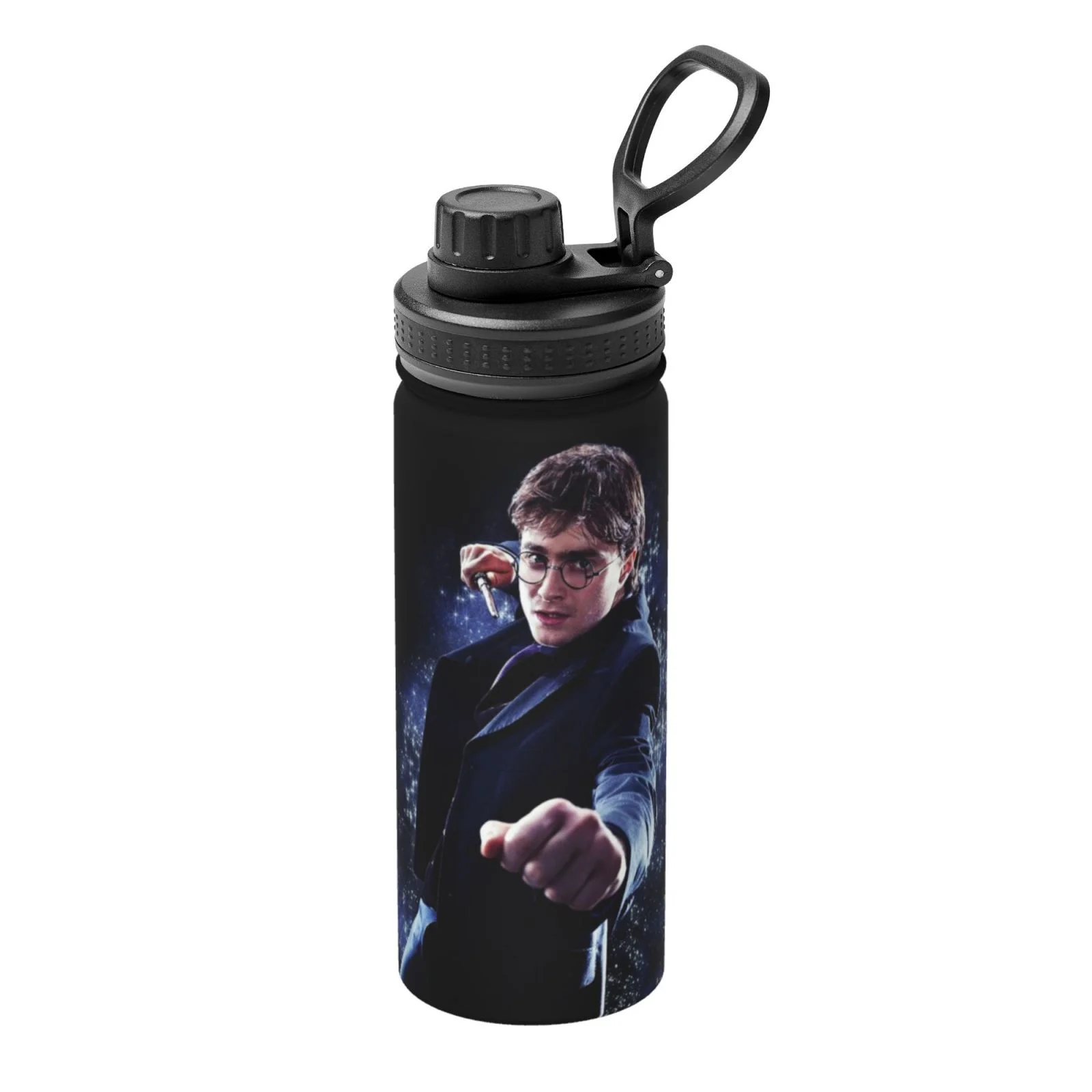 Harry Potter Role Sports Insulated Water Bottles Kettle Stainless Steel Portable Cup18OZ For Travel Gym School