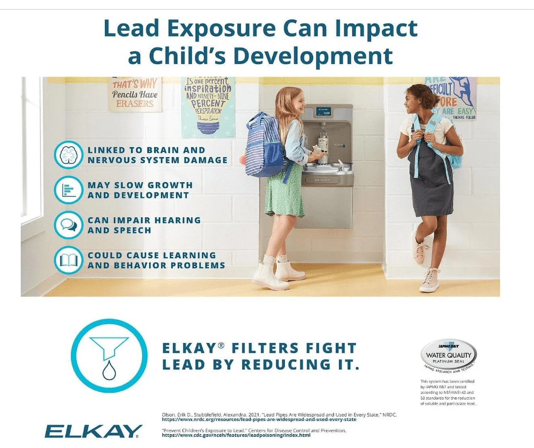 1PC-Elkay 51300C WaterSentry Plus Replacement Filter for Bottle Fillers