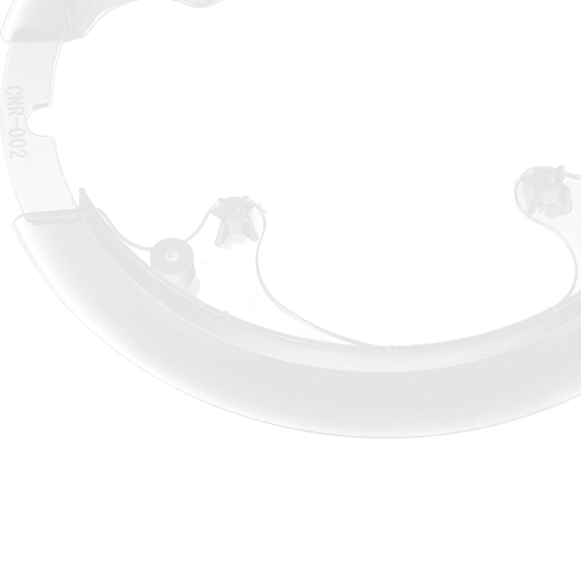 Unique Bargains 2 Pcs 42 44 Teeth 7.4cm 9.5-10.5cm Bicycle Bike Crankset Chain Wheel Cover Protection Chain Wheel Protective Cover Clear