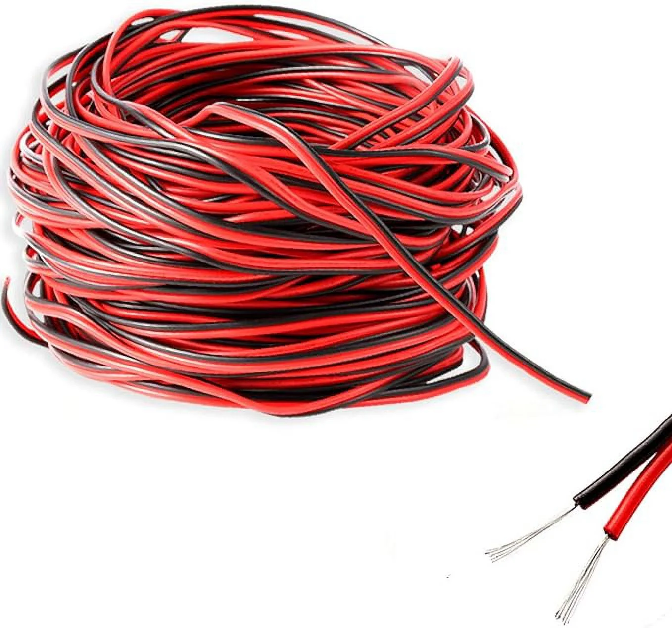 Shangyuan Boat Light Extension Cable Wire Cord for 3528 5050 5630 Led Strip Light Single Color, 66ft 22awg 2pin Wires for Pontoon Boat Kayak Stern Anchor Mast Courtesy Navigation Bow Marine