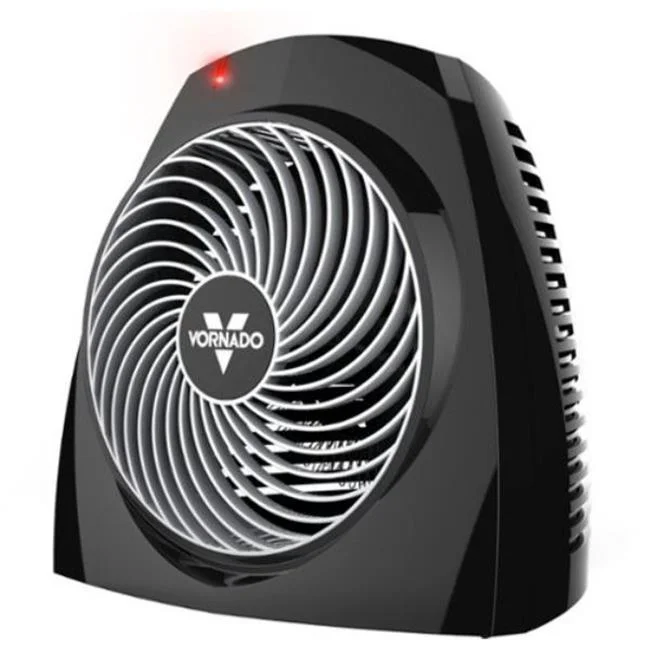 10.6 in. Whole Room Portable Space Heater, Black