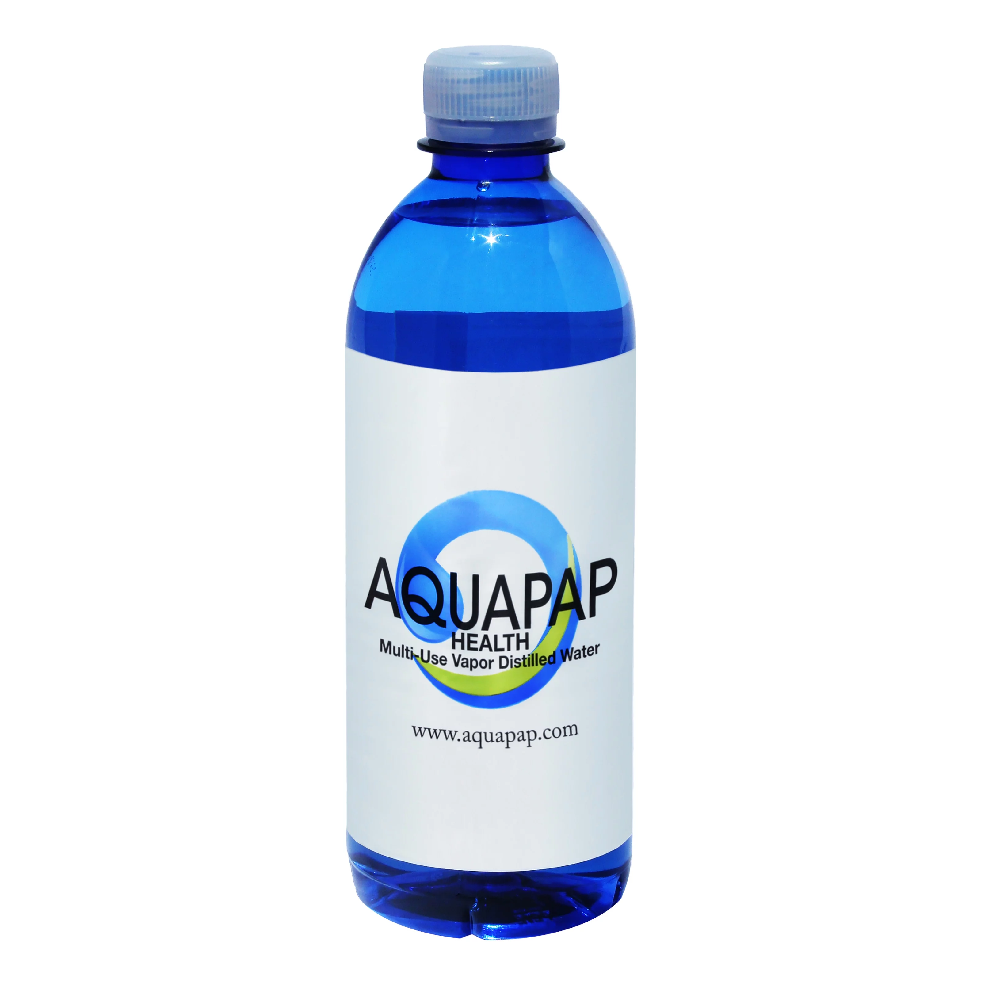 AQUAPAP Distilled Water 16.9 Ounce 6 Pack for CPAP and Health | 2-3 Nights per Bottle |for use with Resmed and Respironic Machines