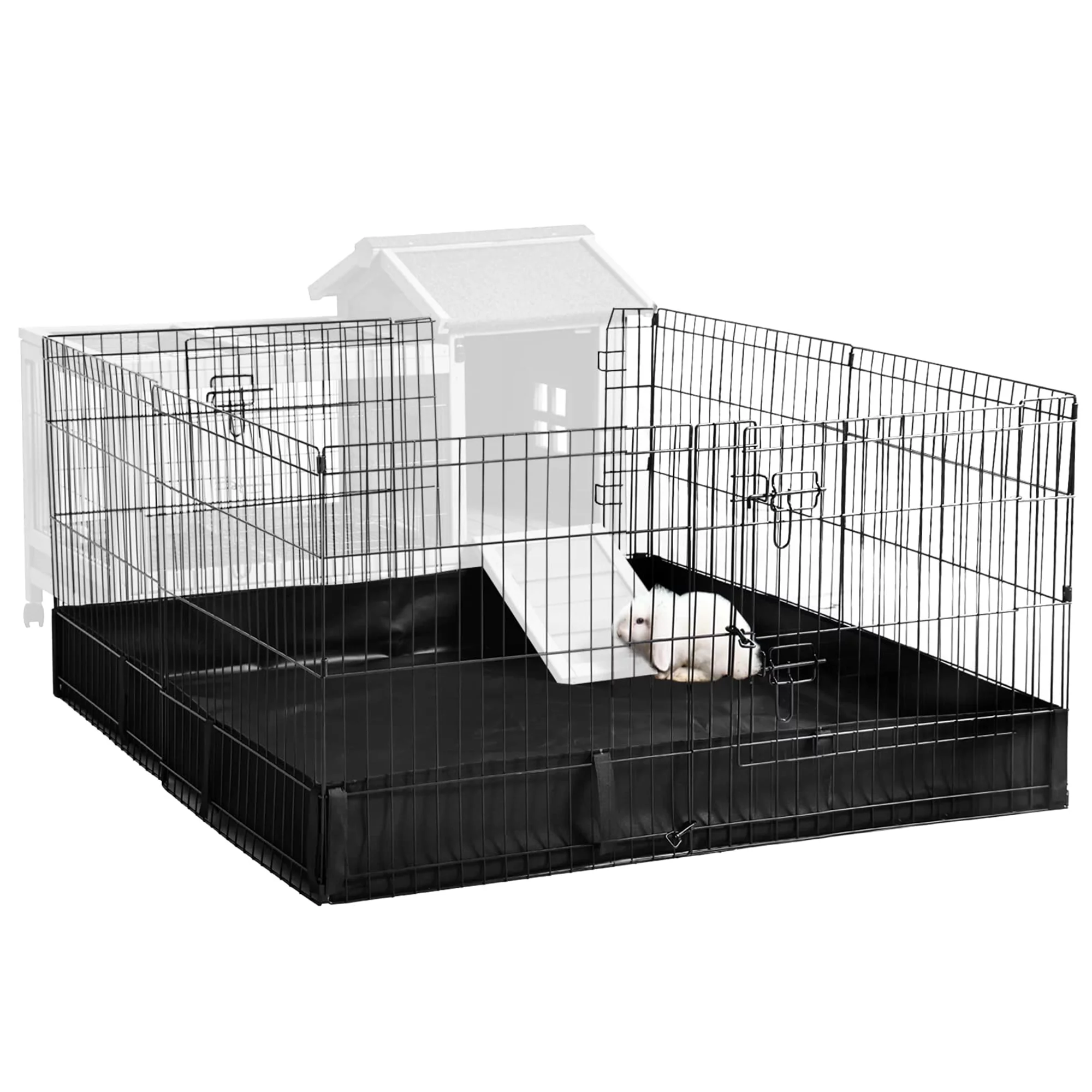 Morgete Pet Playpen, Small Animal Playpen for Rabbits Hamsters Guinea Pigs Cage Exercise Pen and Enclosure Waterproof