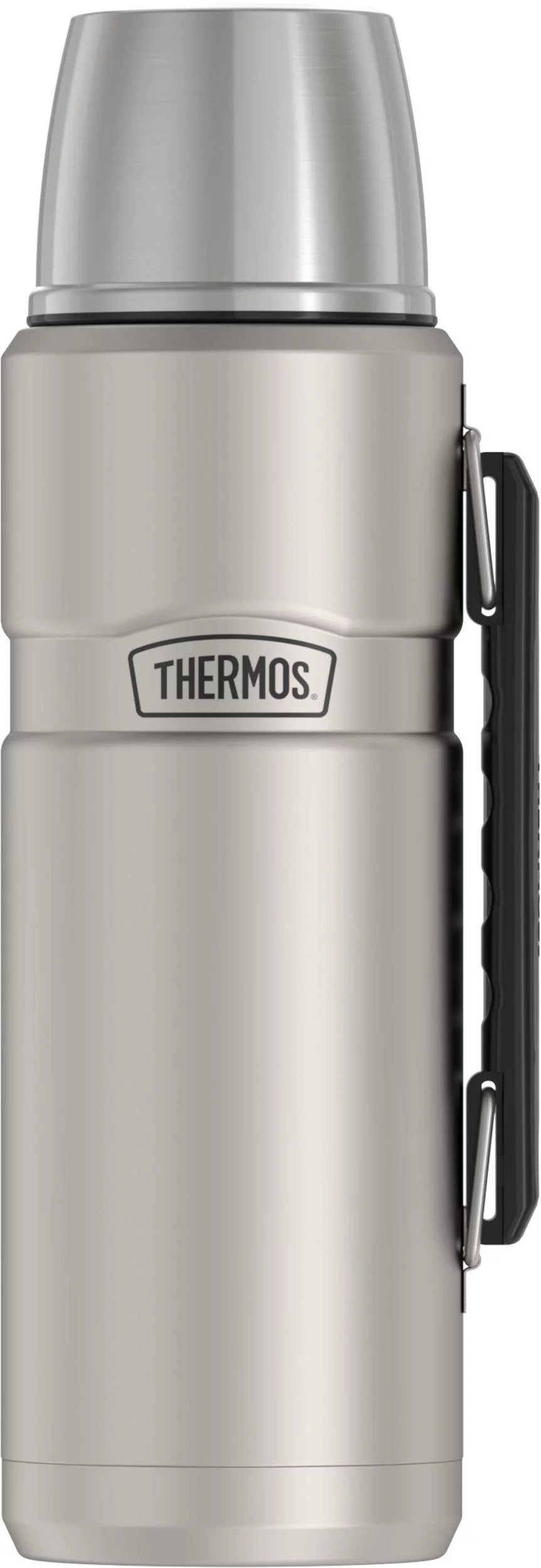 Thermos Stainless King Vacuum-Insulation Beverage Bottle, 2 Liters, Silver