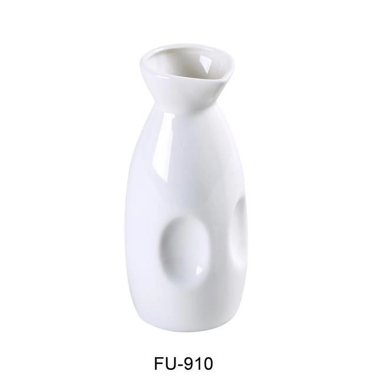 10 oz Fuji Porcelain Wine Pot, Bone White - 6.375 x 2.625 in. - Pack of 36