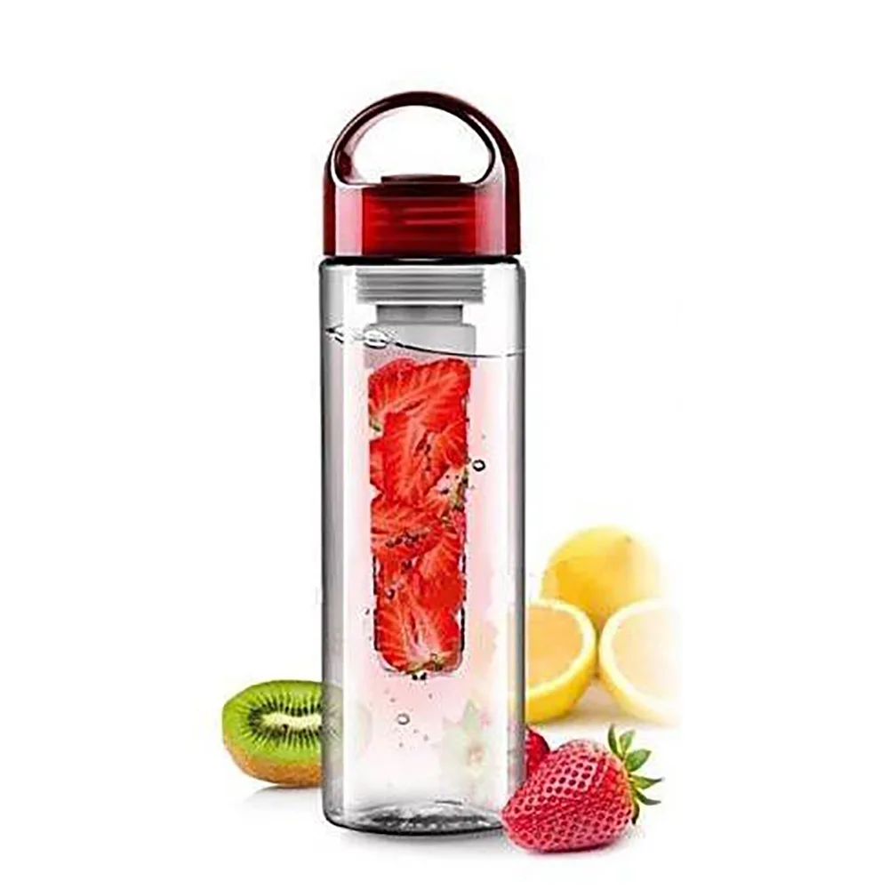 24oz Fruit Infuser Water Bottle with Handle by Good Living in Style - Red