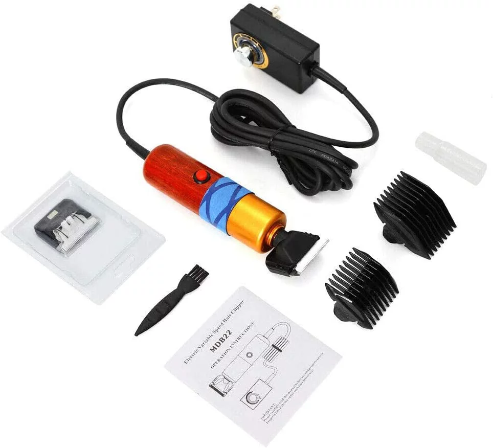 Miumaeov Dog Clipper DC12V Electric Pet Clippers Professional Pet Dog Cat Hair Trimmer Animal Grooming Clippers Tool USB Rechargeable Plug in Dog Shaver Clippers Low Noise