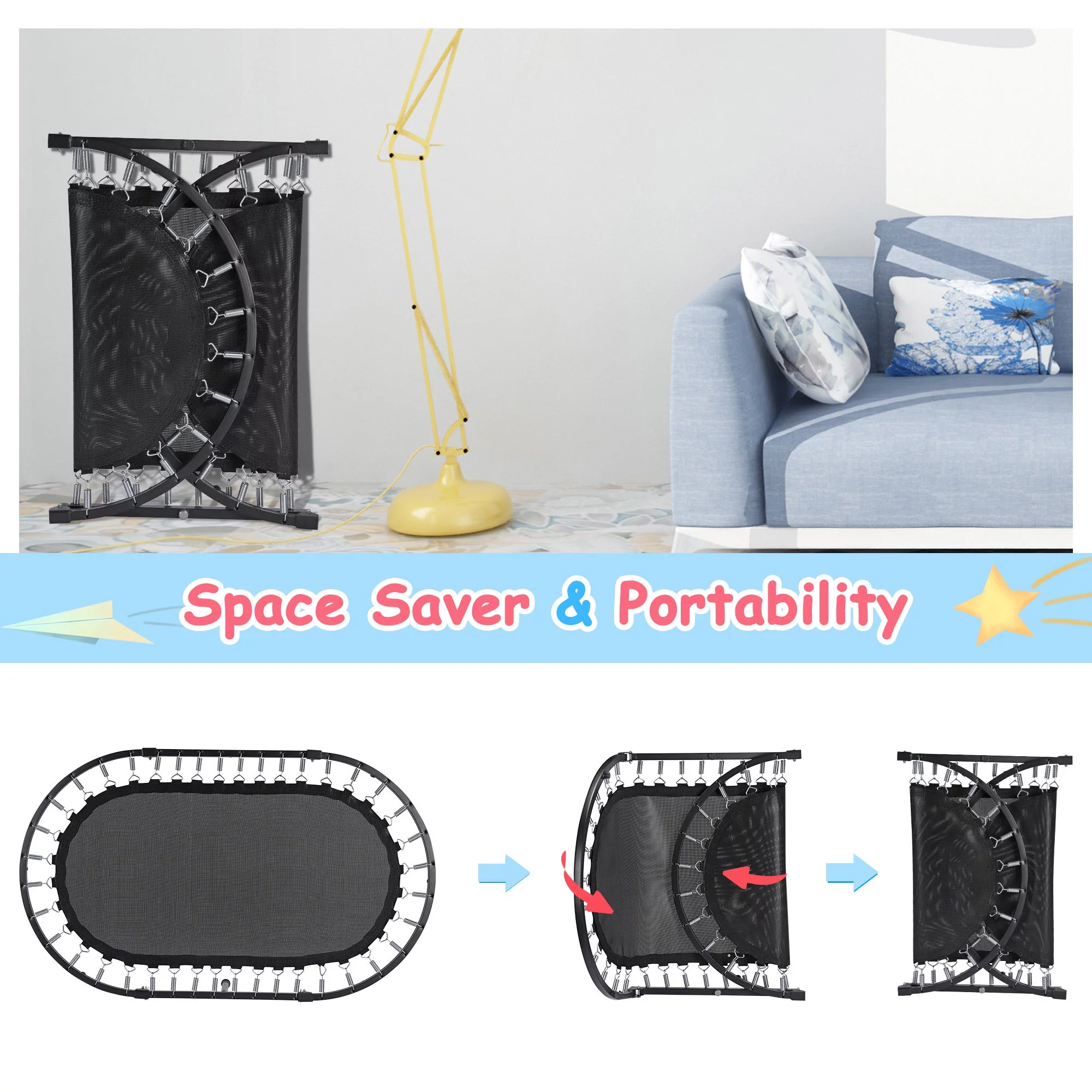 Yescom Mini Trampoline 60