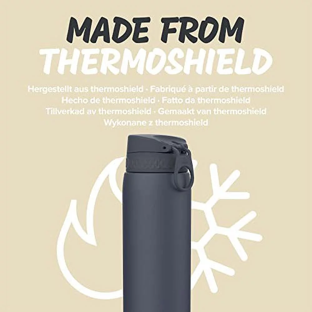 Ion8 Double Wall Stainless Steel Leakproof Water Bottle - 34 oz/1000 ml - Navy