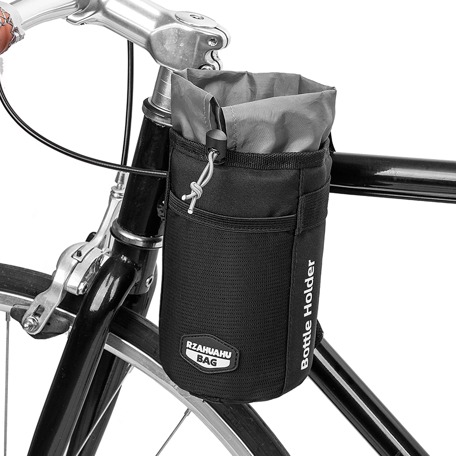 Bike Water Bottle Holder Bag Insulated Bicycle Handlebar Drink/Beverage Storage Cooler Bag Pannie
