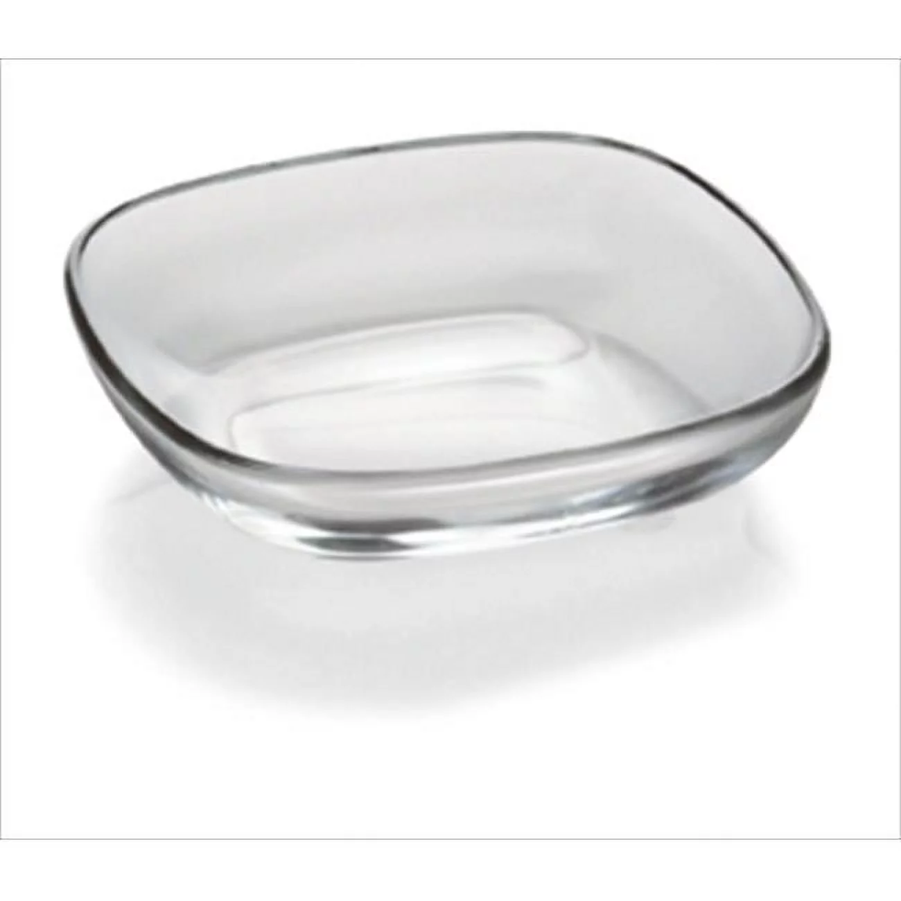 E60146-US Fenice 5.5 x 5.5 in. High Quality Glass Square Plate- case of 6