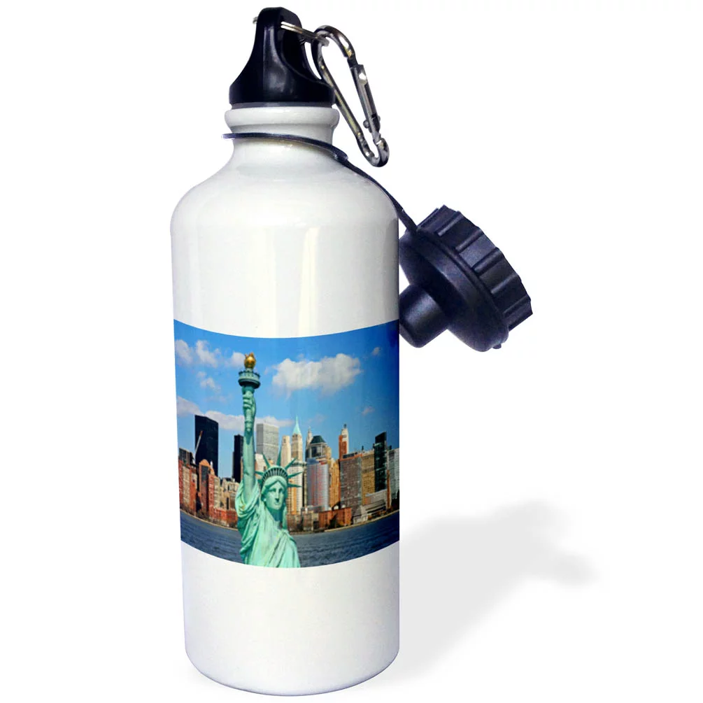 NYC Statue Of Liberty 21 oz Sports Water Bottle wb-50916-1