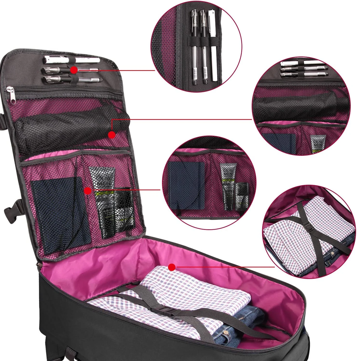 New Business Trip Backpack 21L Flight Approved Carry on Daypack 15-inch Laptop Notebook, Travel Commute Gym