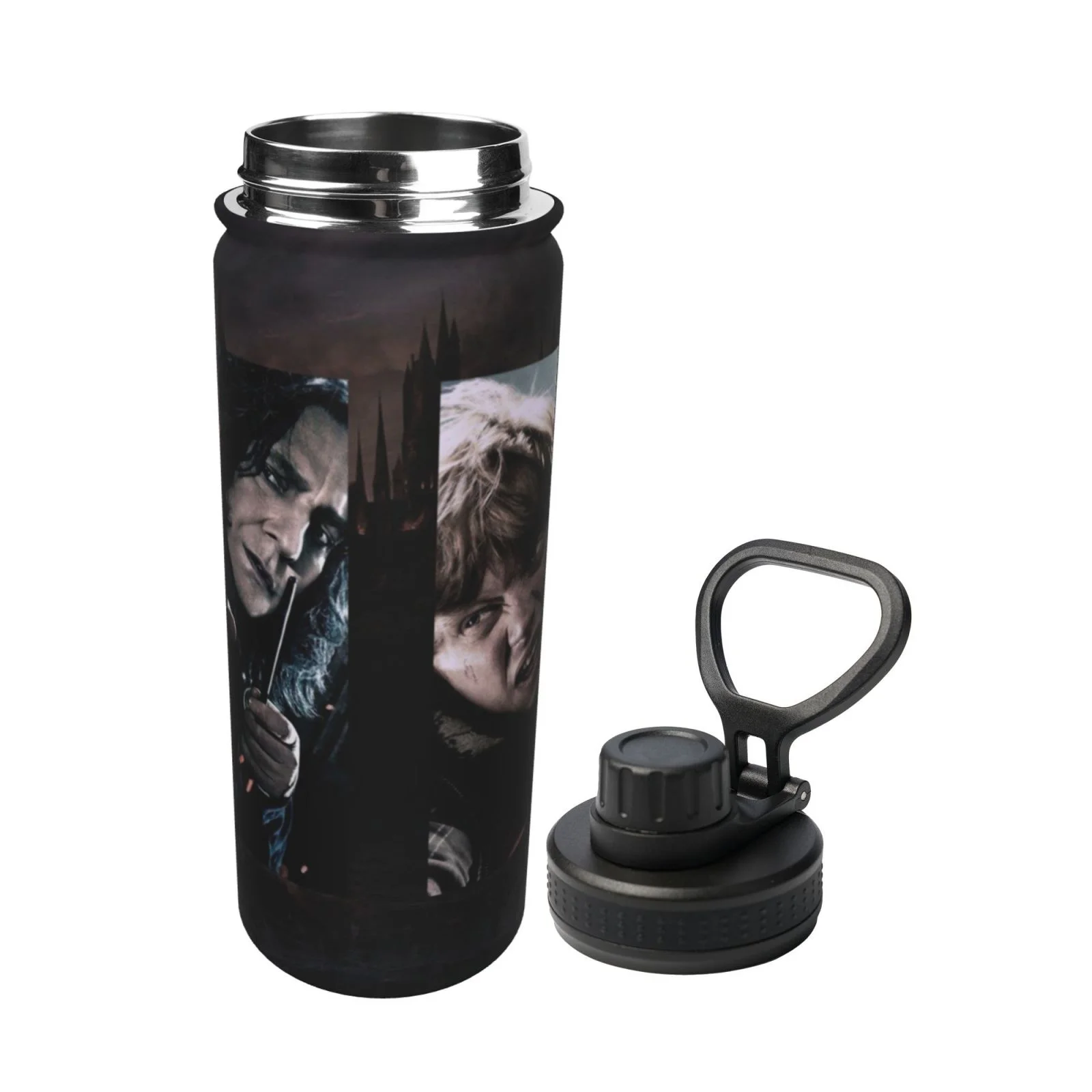 Character Harry Potter Sports Insulated Water Bottles Kettle Stainless Steel Portable Cup18OZ For Travel Gym School