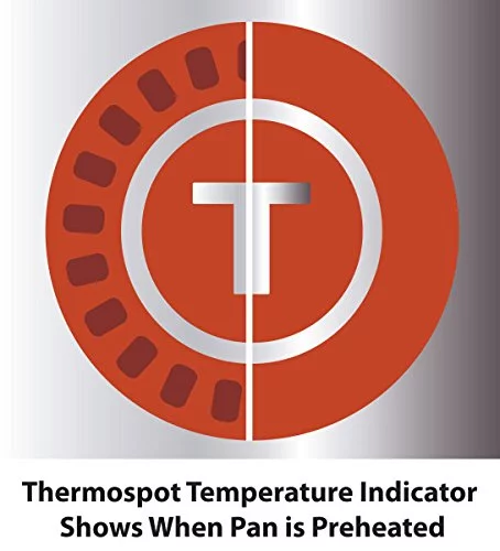 T-fal C561SC Titanium Advanced Nonstick Thermo-Spot Heat Indicator Dishwasher Safe Cookware Set, 12-Piece, Black