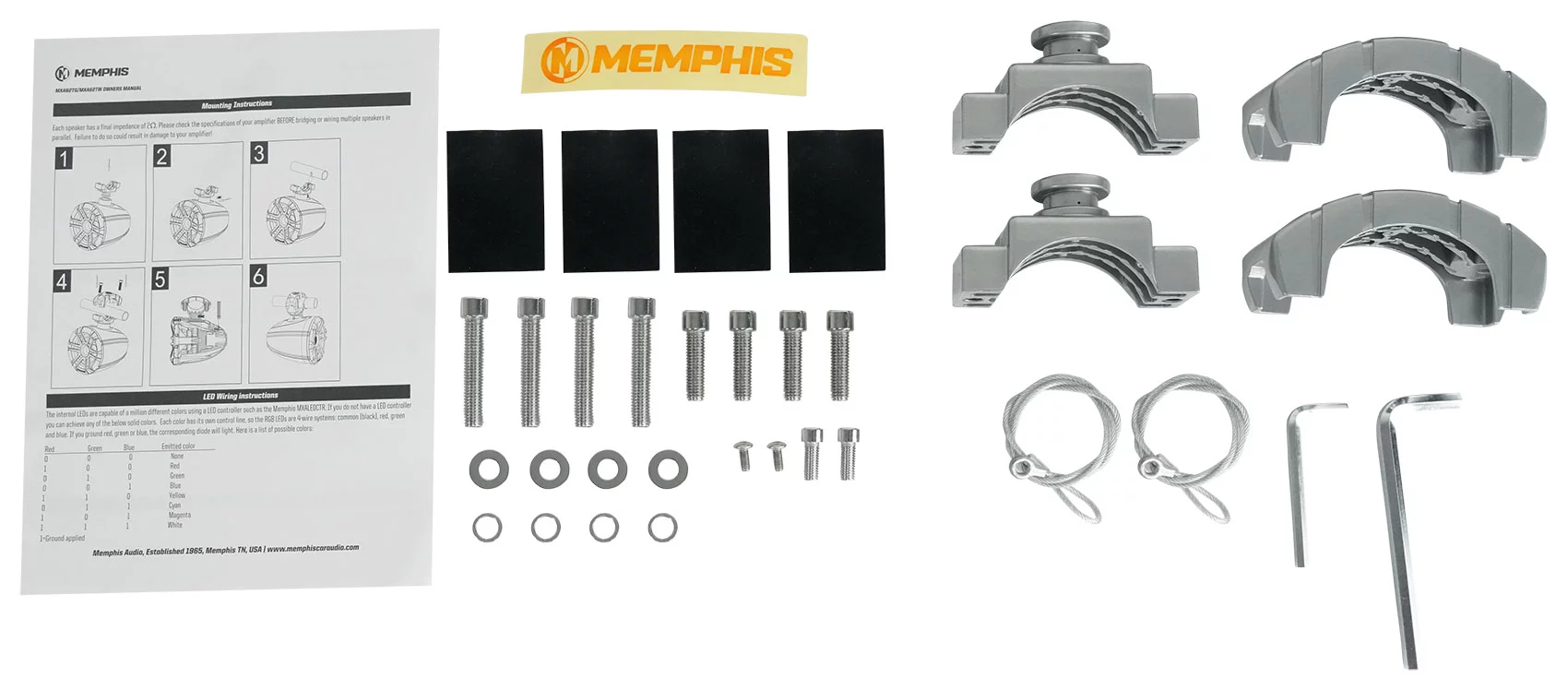 4) Memphis MXA62TG Grey 6.5